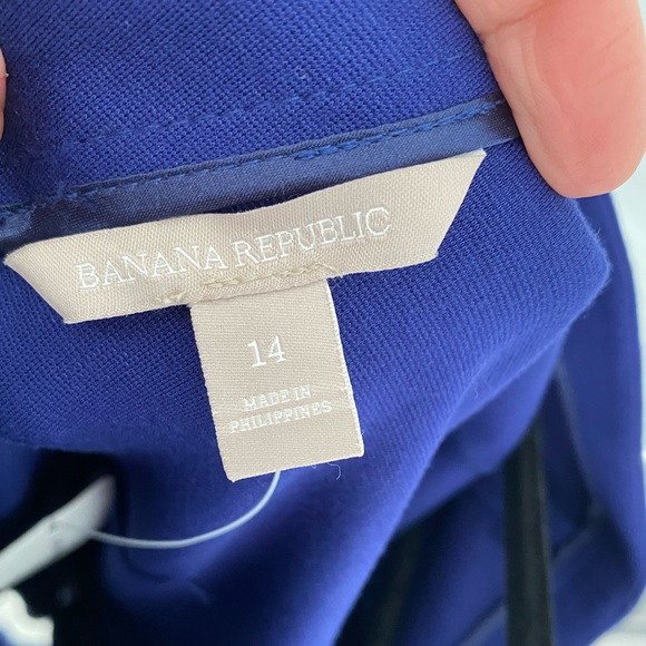 NWT Banana Republic Royal Blue mini dress - Size 14 - Picture 5 of 9